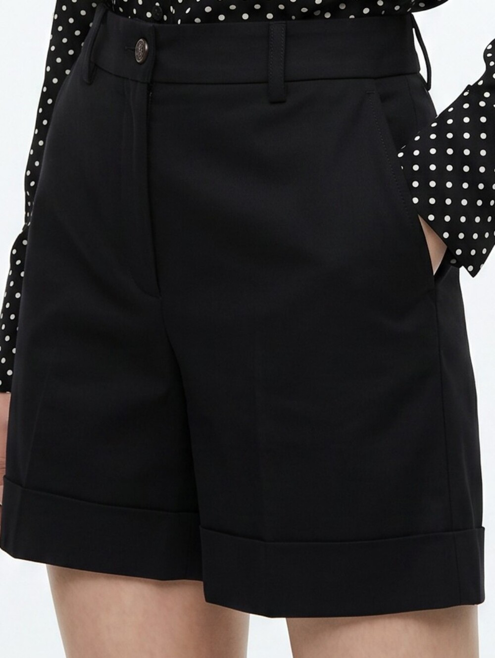 Balenciaga Black Bermuda Shorts ONLY